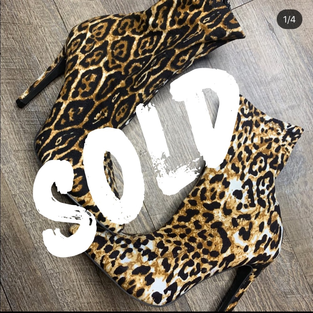 Leopard Booties